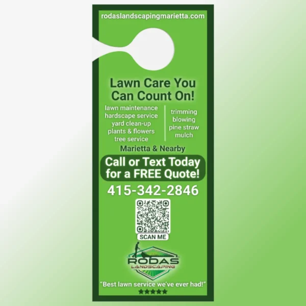 Door Hanger - Rodas Landscaping